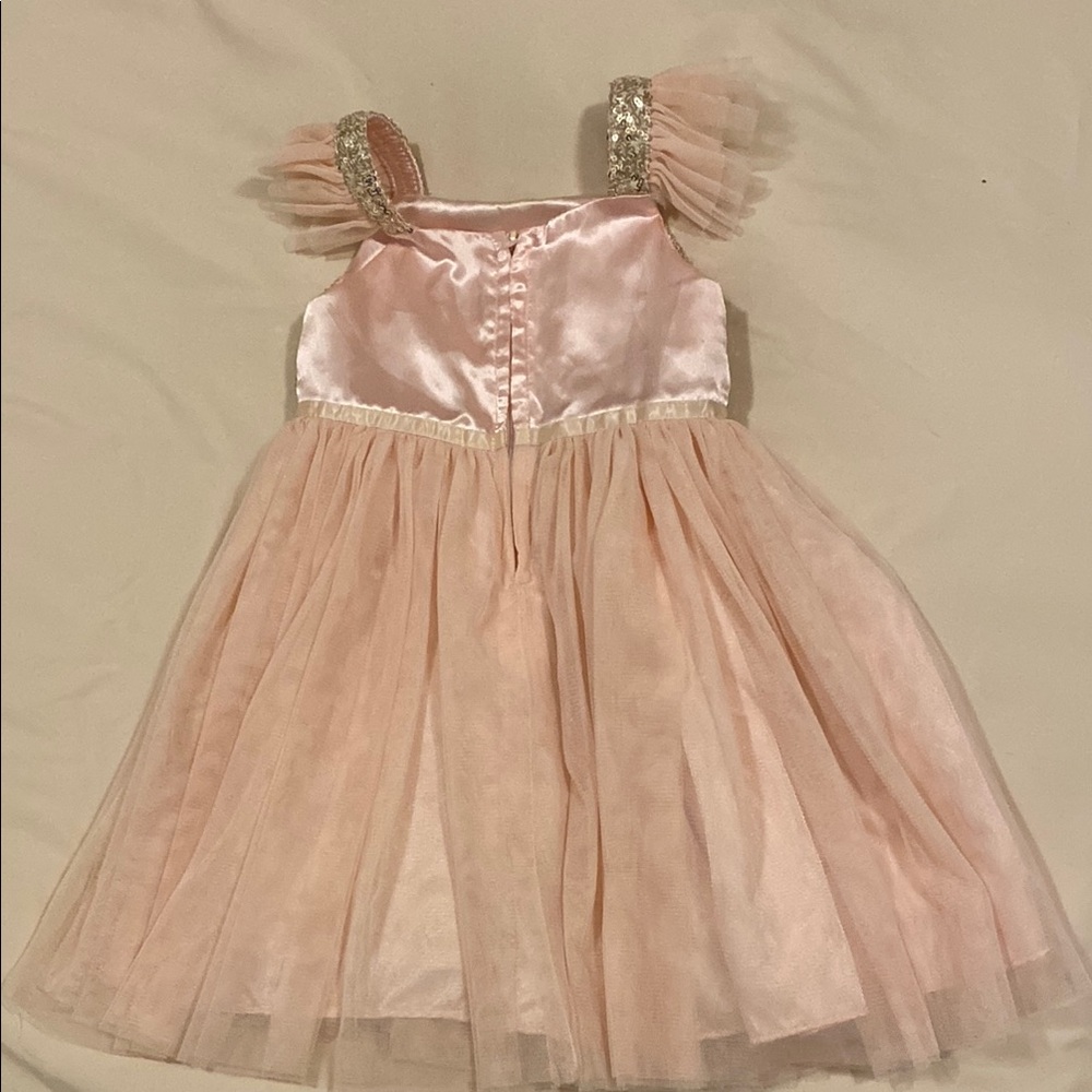 Sequin and Tulle Pink Dress - Picture 3 of 3